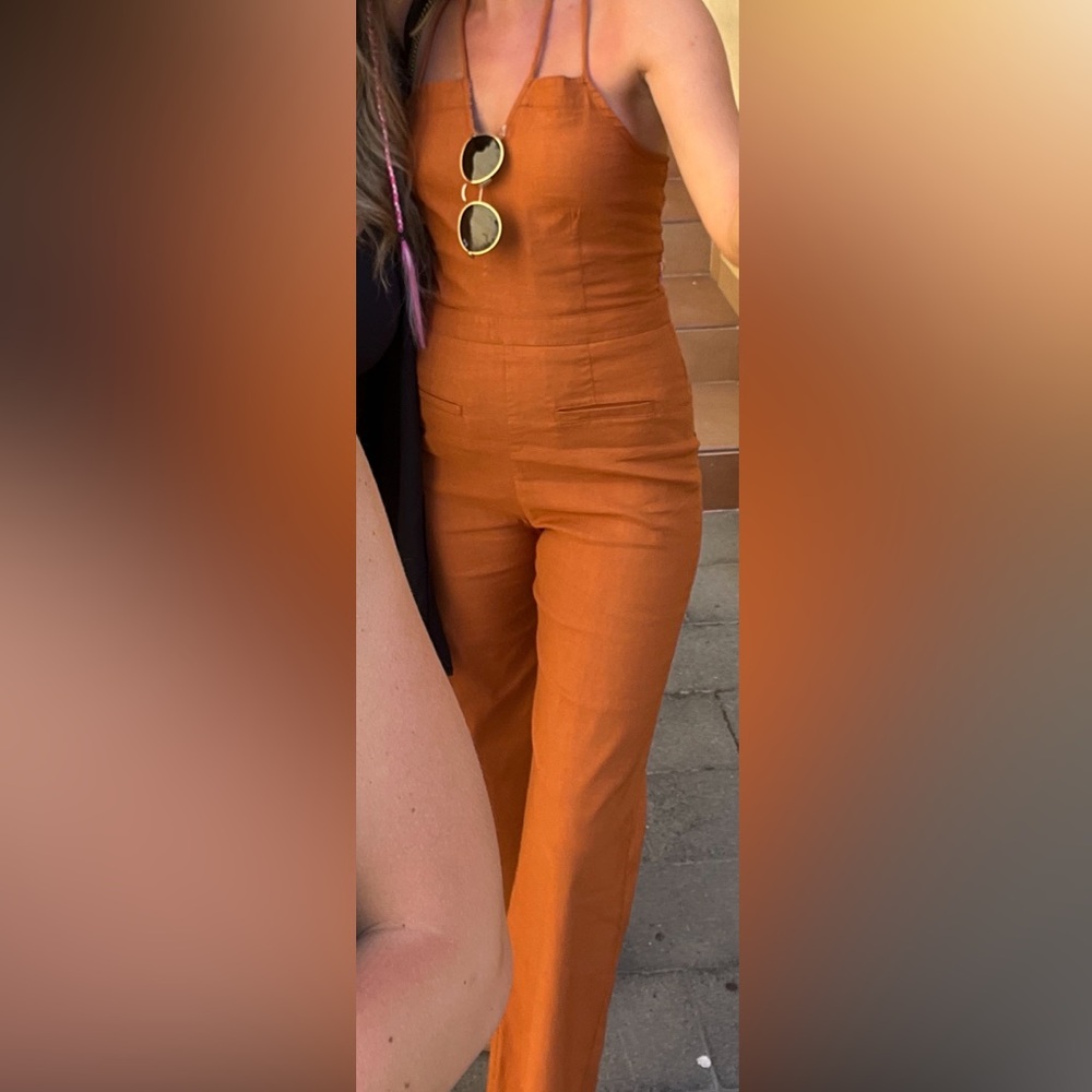 Maeve Orange Jumpsuit